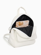 Рюкзак-мини женский TEXTURA, на молнии, размер 22×10×28 см, белый - Фото 8