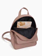 Рюкзак-мини женский TEXTURA, на молнии, размер 22×10×28 см, пудровый - Фото 5