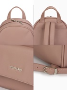 Рюкзак-мини женский TEXTURA, на молнии, размер 22×10×28 см, пудровый - Фото 9