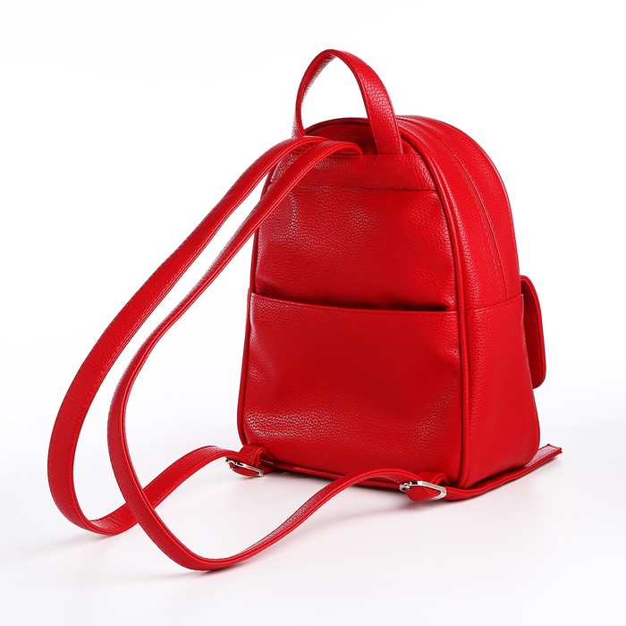 Рюкзак женский Payla,  TEXTURA, 22*10*28 см отд на молнии, 2 н/кармана, регл лямки, красный
