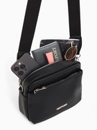 Сумка женская кросс-боди TEXTURA на молнии, 16×7×17 см, чёрная - Фото 15