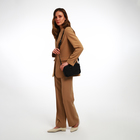 Сумка женская через плечо TEXTURA, маленький размер, цвет чёрный - фото 23606418