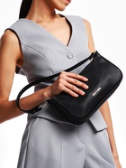 Сумка женская багет TEXTURA на молнии, 26×4×14 см, чёрная - Фото 18