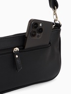 Сумка женская багет TEXTURA на молнии, 26×4×14 см, чёрная - Фото 9