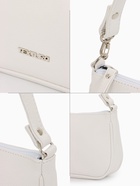 Сумка женская багет TEXTURA на молнии, 26×4×14 см, белая - Фото 3