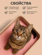 Наполнитель тофу «Котэ», 5 л, персик - Фото 2