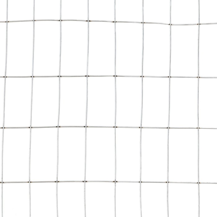Сетка оцинкованная, сварная, 10 × 0,5 м, ячейка 12,5 × 25 мм, d = 0,7 мм, Greengo