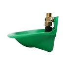 Поилка чашечная для КРС, свиней, коз, 17×18×7 см, пластик, зелёная, Greengo - Фото 2