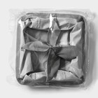 Органайзер для хранения белья LaDо́m, 4 ячейки, 20.5×20.5×12 см, серый - Фото 7