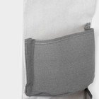 Органайзер подвесной с карманами LaDо́m, 3 отделения, 59×20 см, серый - Фото 3