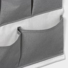Органайзер подвесной с карманами LaDо́m, 7 отделения, 50×38 см, цвет серый - фото 8725922