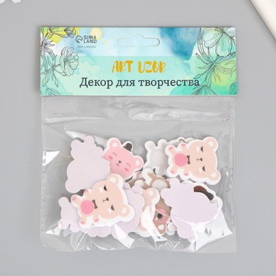 Декор для творчества EVA «Медвежата», набор 15 шт., 10×13 см