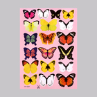 Наклейка 3Д интерьерная Бабочки