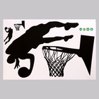 Наклейка 3Д интерьерная Баскетбол 57*40см - фото 320952240