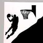 Наклейка 3Д интерьерная Баскетбол 57*40см - Фото 2