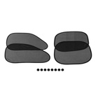 Шторки солнцезащитные на присосках, перед/зад. 44×36 см, 65×38 см, набор 4 шт. - Фото 5