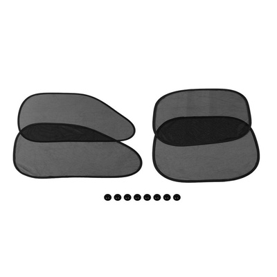 Шторки солнцезащитные на присосках, перед/зад. 44×36 см, 65×38 см, набор 4 шт.