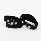 Ремешок для обуви, текстильный, 43±0.5 см, 15 мм, 2 шт., чёрный - Фото 2