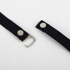 Ремешок для обуви, текстильный, 43±0.5 см, 15 мм, 2 шт., чёрный - Фото 4