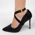 Ремешок для обуви, текстильный, 43±0.5 см, 15 мм, 2 шт., чёрный - Фото 6