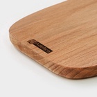 Маслёнка - сырница деревянная с крышкой Adelica, 17×11×6.5 см, берёза - фото 67926443