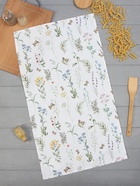 Полотенце «Этель. Цветы», 40×73 см, 100% хлопок, саржа 190 г/м² - Фото 3