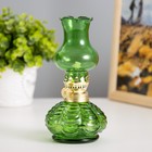 Керосиновая лампа декоративная "Джин" зелёный 8х8х18 см RISALUX - фото 5479891