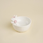 Конфетница SL Home «Лесные кролики», 13×10.3 см, фарфор, белая - Фото 3