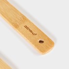 Набор кухонных принадлежностей Доляна «Бамбуковый лес», 3 предмета на подставке: 1 лопатка, 2 ложки - Фото 5