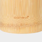 Набор кухонных принадлежностей Доляна «Бамбуковый лес», 3 предмета на подставке: 1 лопатка, 2 ложки - Фото 6