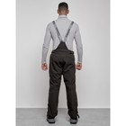 Полукомбинезон горнолыжный утеплённый мужской зимний, размер 50, цвет тёмно-серый - Фото 16