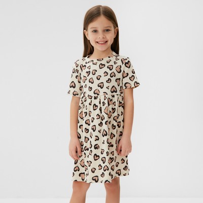 Платье детское KAFTAN Leo love, размер 36 (134-140 см)