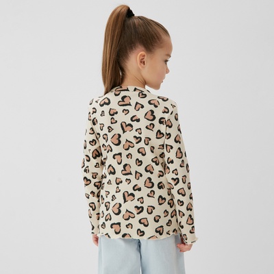 Футболка с длинным рукавом KAFTAN: Leo love, размер 38 (146-152 см)