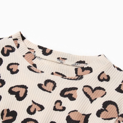Футболка с длинным рукавом KAFTAN: Leo love, размер 38 (146-152 см)