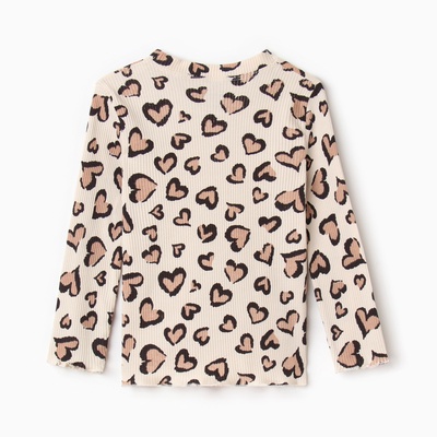 Футболка с длинным рукавом KAFTAN: Leo love, размер 38 (146-152 см)
