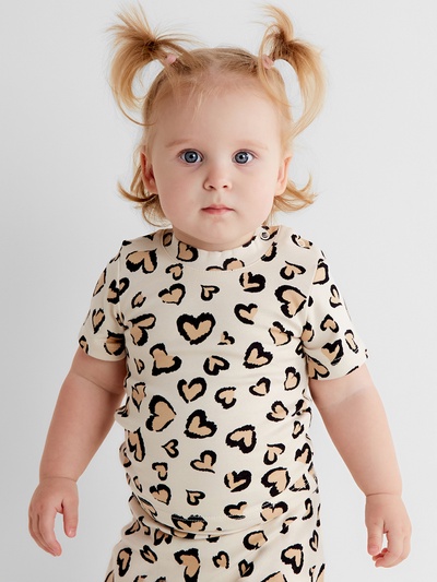 Футболка Крошка Я Leo love, рост 68-74 см