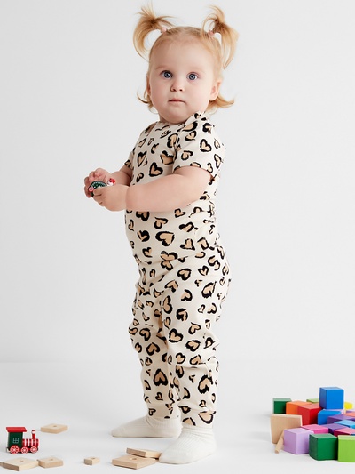 Футболка детская «Крошка Я» Leo love, рост 86-92 см