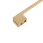 УЦЕНКА Ручка-скоба CAPPIO RSC104, алюминий, м/о 128 мм, цвет золотой - Фото 3