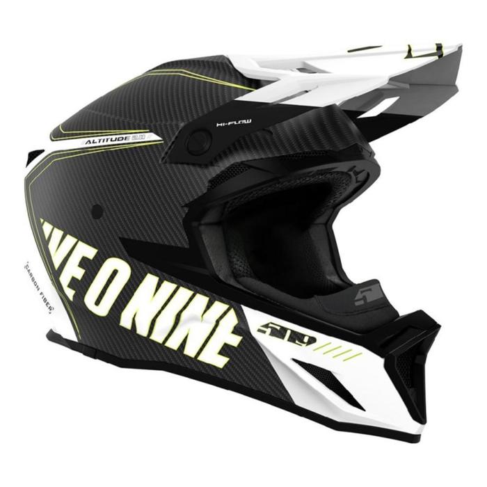 Шлем 509 Altitude 2.0 Carbon 3K High-Flow размер 2XL, цвет серый, белый