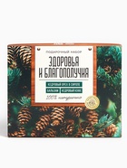 Набор «Здоровья и благополучия»: кедровый орех в сосновом сиропе 25 г., бальзам 100 мл., кедрокофе 50 г. - фото 320953135