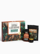 Подарочный набор «Здоровья и благополучия»: кедровый орех в сосновом сиропе 25 г, бальзам 100 мл., кедровый кофе 50 г - Фото 2