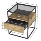 Тумба прикроватная «Эйден», 450×450×552 мм, цвет дуб вотан - Фото 6