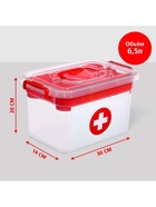 Контейнер для хранения «Аптечка», с вкладышем, 6.5 л - Фото 2