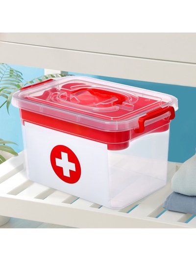 Контейнер для хранения «Аптечка», с вкладышем, 6,5 л