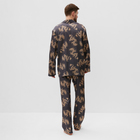 Пижама мужская (рубашка и брюки) KAFTAN "Дракон" размер 48, графитовый - Фото 4