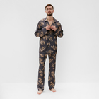 Пижама мужская (рубашка и брюки) KAFTAN "Дракон" размер 48, графитовый - фото 11952401