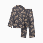 Пижама мужская (рубашка и брюки) KAFTAN "Дракон" размер 54, графитовый - Фото 7