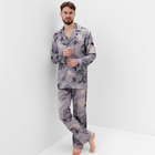 Пижама мужская (рубашка и брюки) KAFTAN "Дракон" размер 48, серый - Фото 5