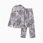 Пижама мужская (рубашка и брюки) KAFTAN "Дракон" размер 50, серый - Фото 10