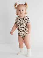 Боди для девочки «Крошка Я» Leo love, рост 74-80 см, бежевое - Фото 5